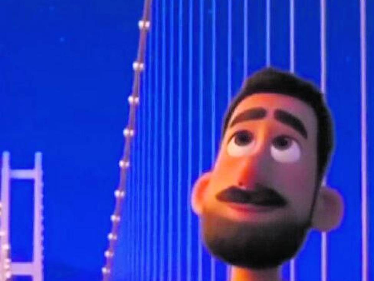 Salvini cartoon Disney alle prese con il Ponte