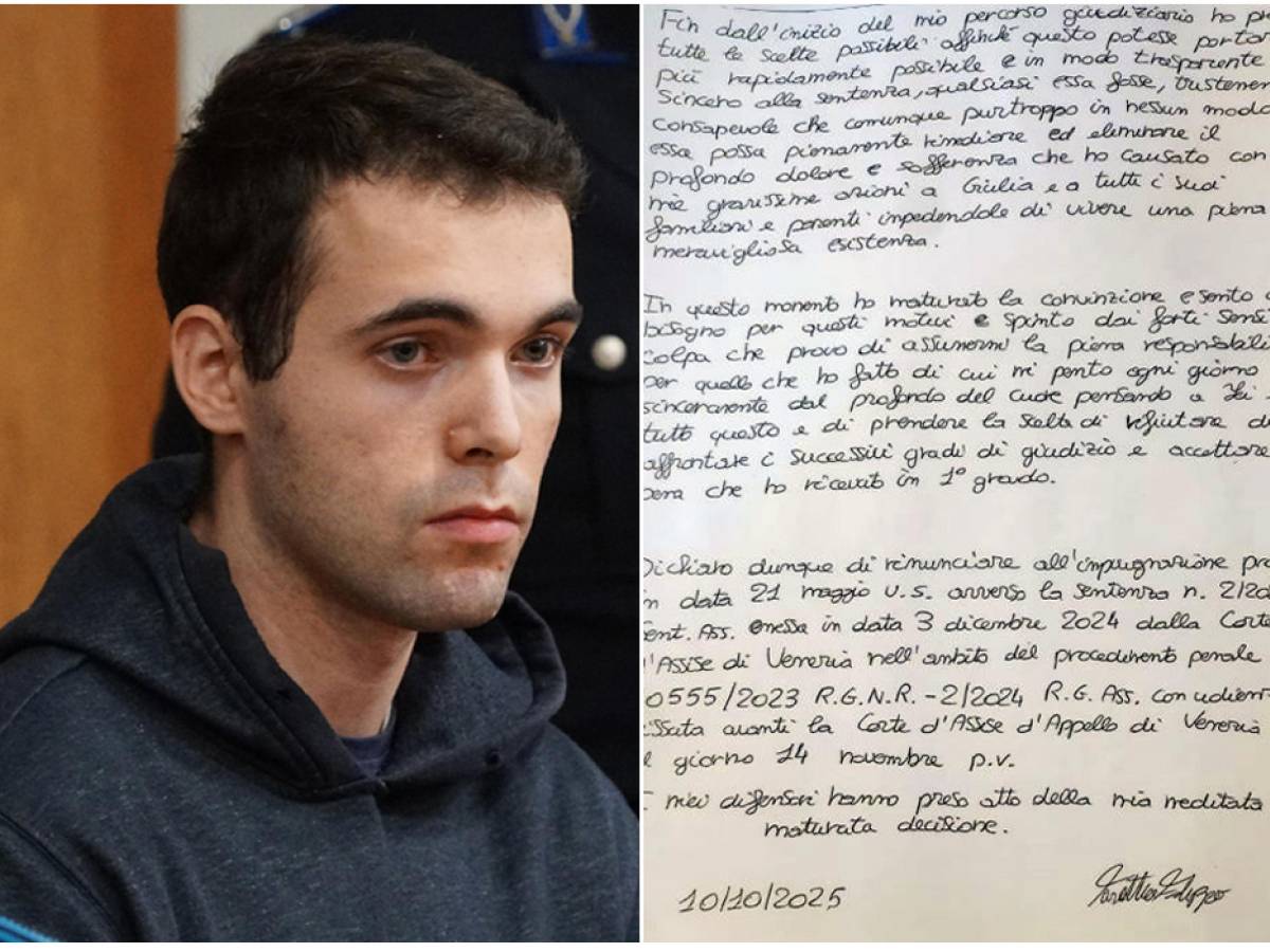 omicidio cecchettin ergastolo confermato per turetta situazione singolare