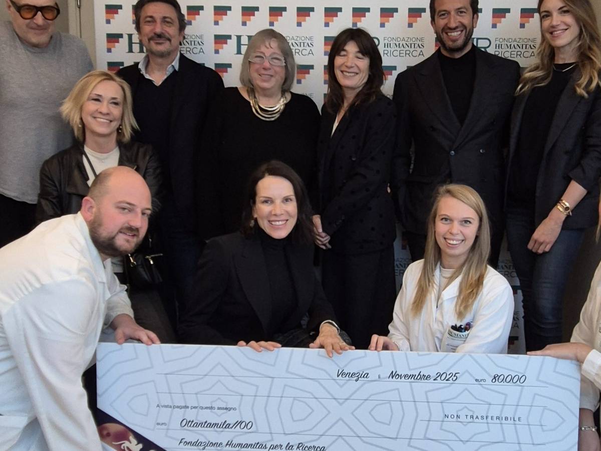 fondazione humanitas per la ricerca riceve la donazione di venezia sounds