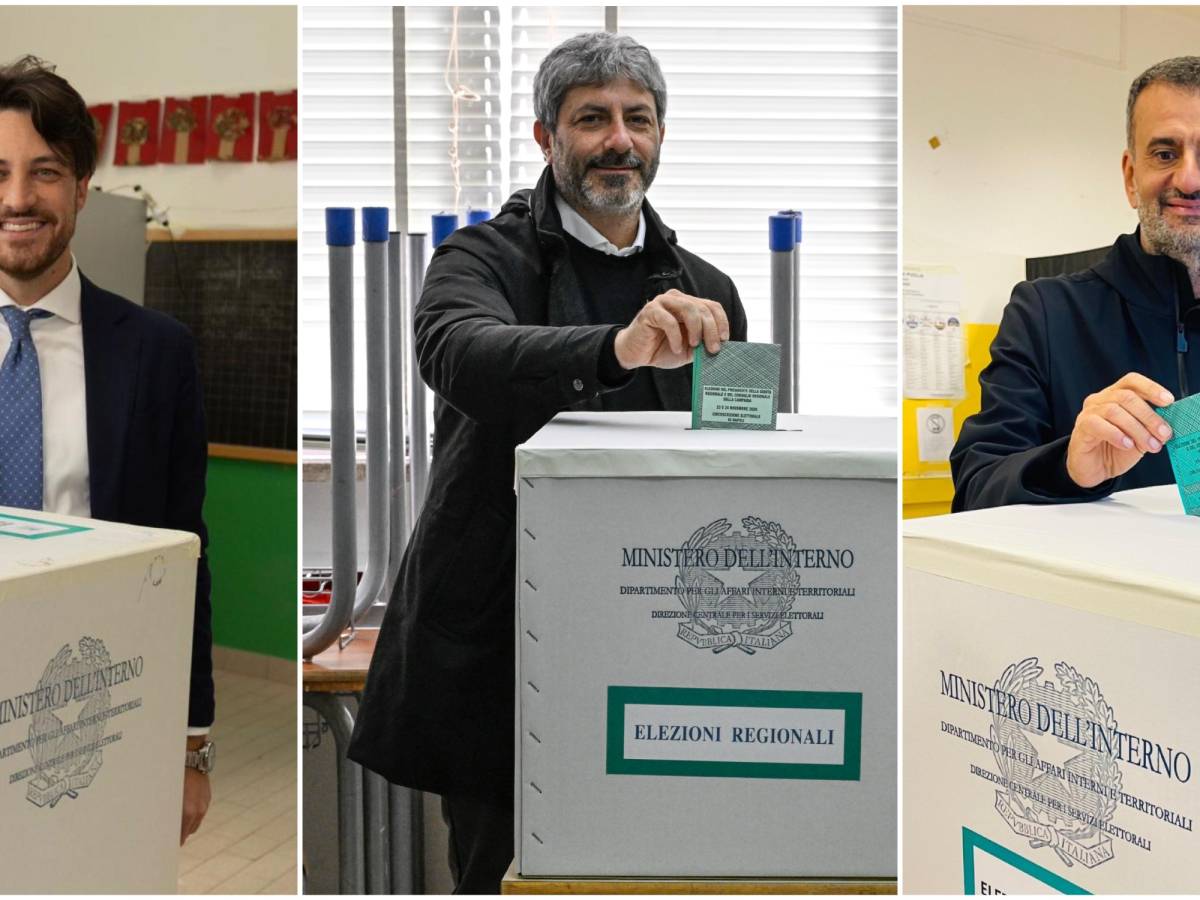 Regionali: il Veneto al centrodestra con Stefani, Campania e Puglia al centrosinistra con Fico e Decaro