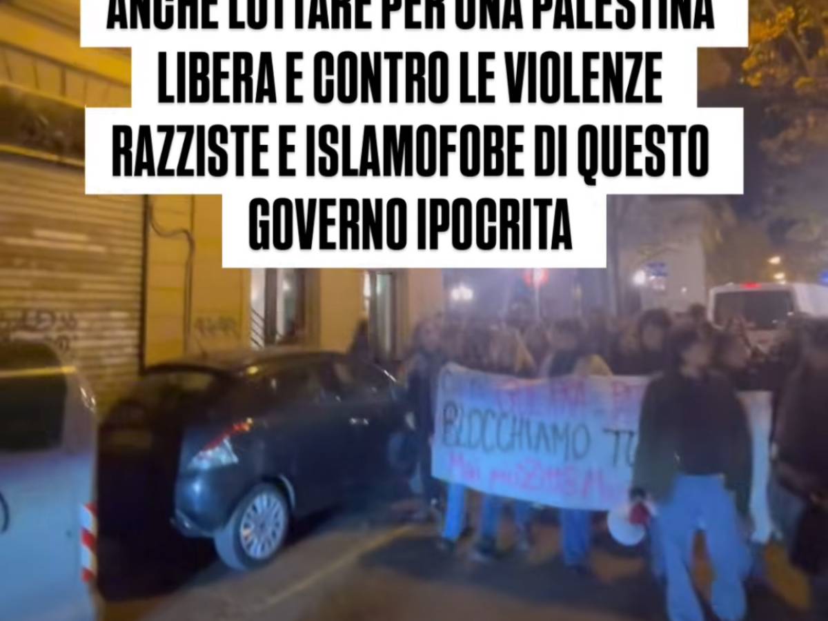 Pro Pal e femministe in piazza: a Torino bloccata metro