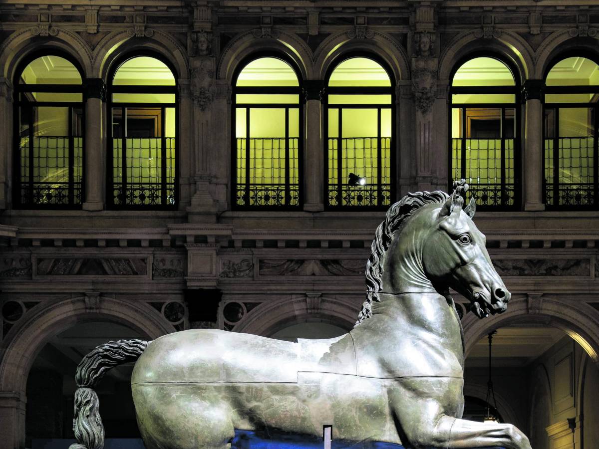 Il cavallo del Canova ritorna a Milano Il cavallo del Canova ritorna a Milano