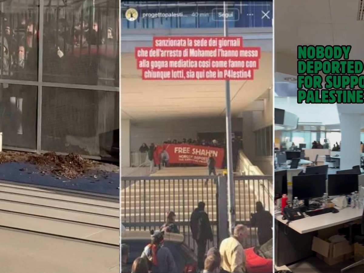 I Pro Pal assaltano La Stampa, danno la colpa ai "fascisti" e alla polizia: quindi, oggi... I Pro Pal assaltano La Stampa, danno la colpa ai "fascisti" e alla polizia: quindi, oggi...