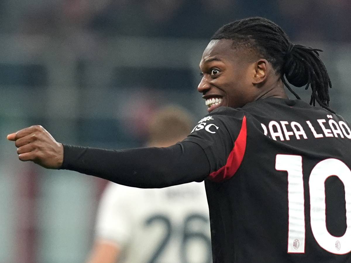 Al Milan con la Lazio basta un gol di Leao