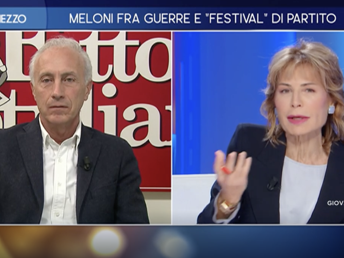 "Europa è già sfasciata". "Non è vero". Rissa tv Gruber Travaglio