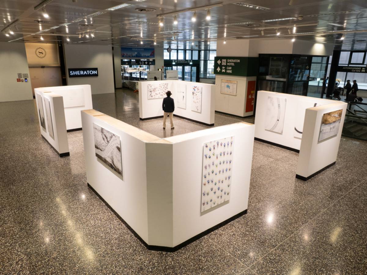 Malpensa-allestimento mostra White Entropy