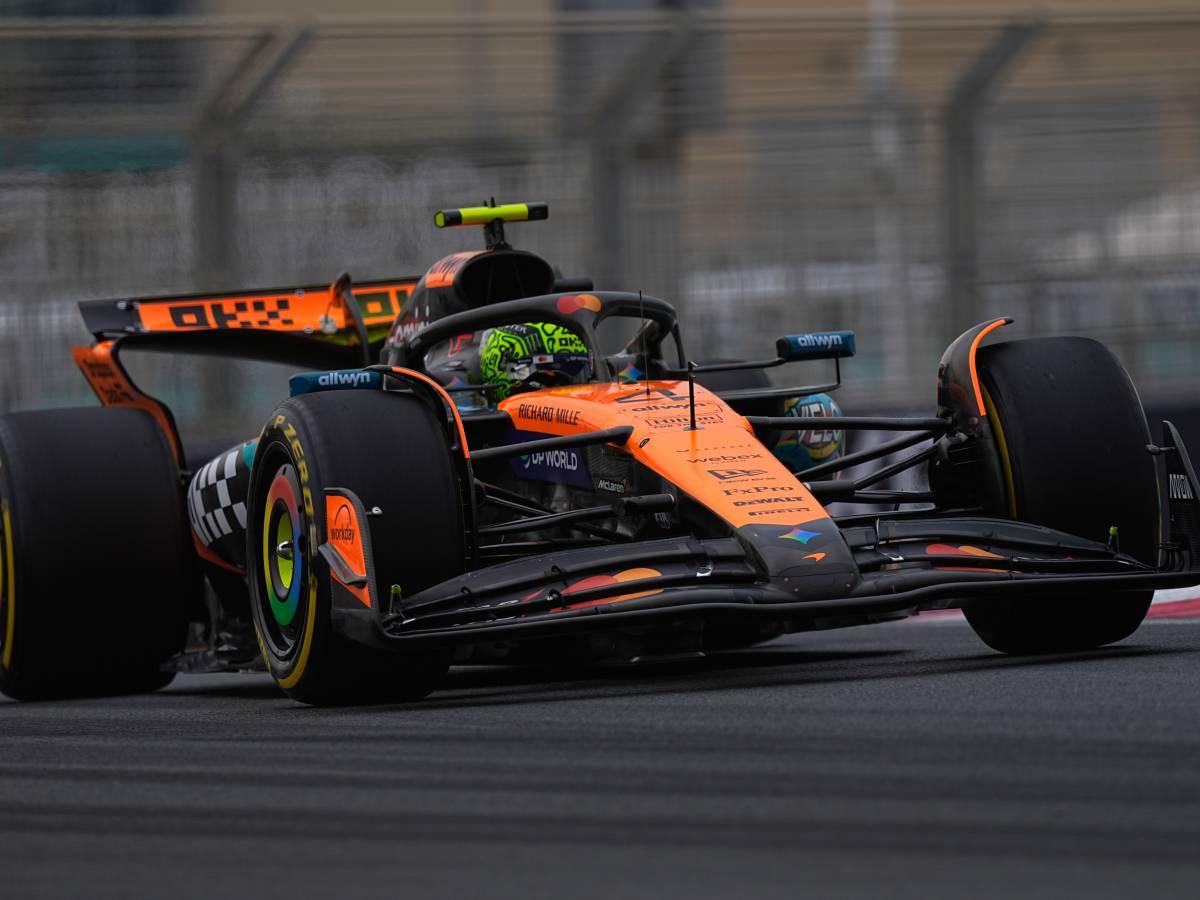f1 norris batte verstappen nelle libere ad abu dhabi piastri e le ferrari attardate