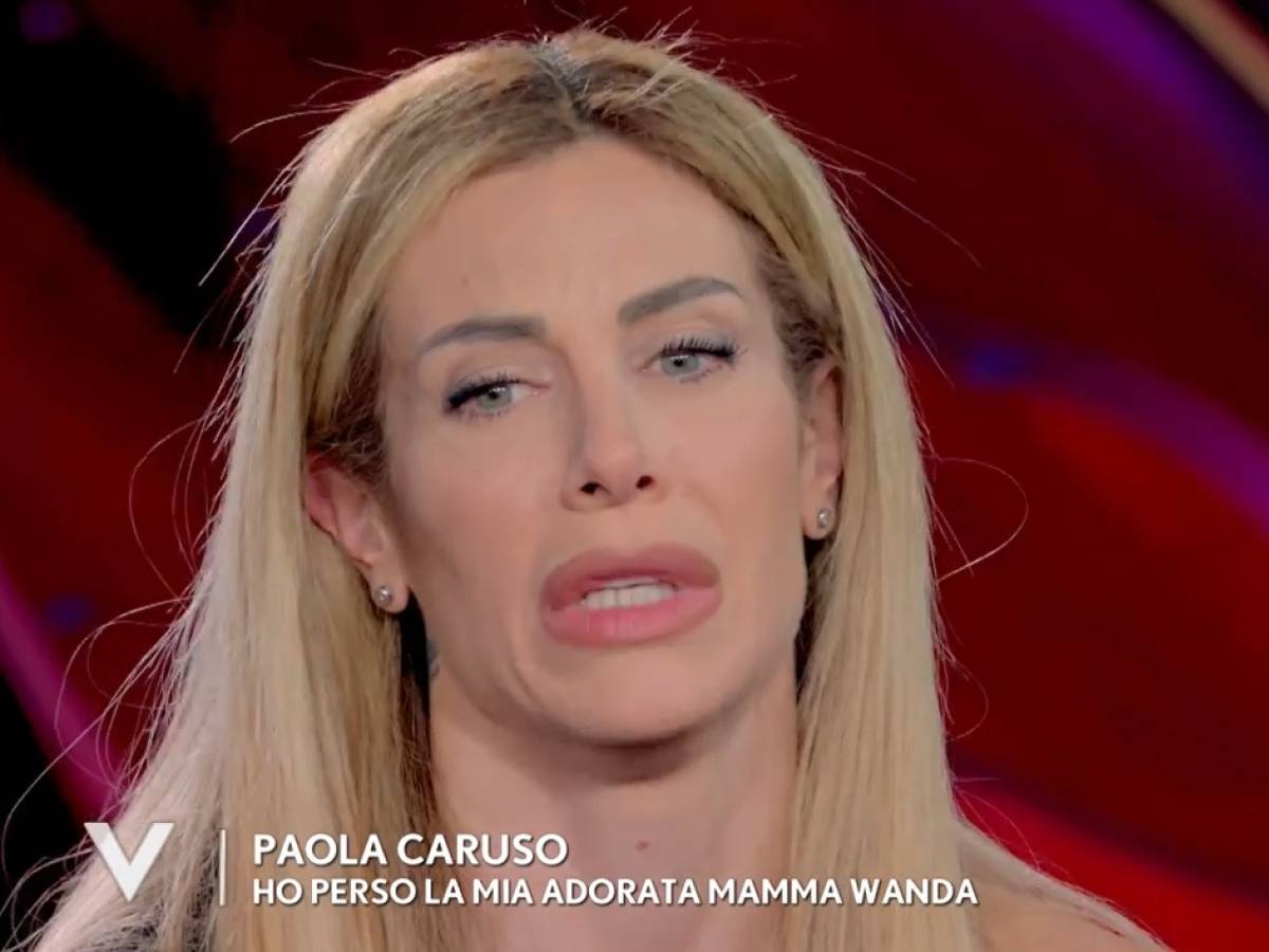 Paola Caruso in lacrime a Verissimo: "Mamma è morta all