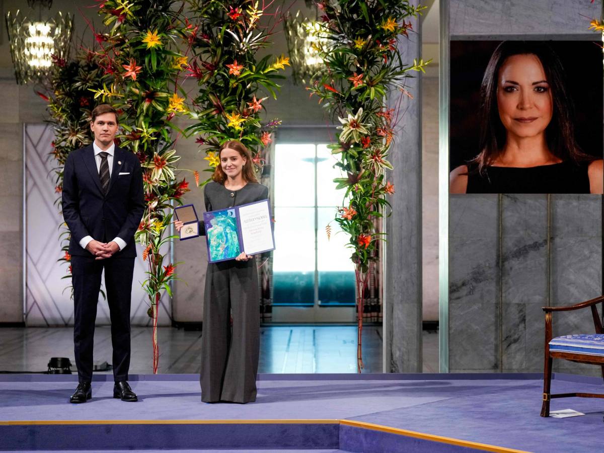 Il premio Nobel Machado: "In Venezuela c Il premio Nobel Machado: "In Venezuela c