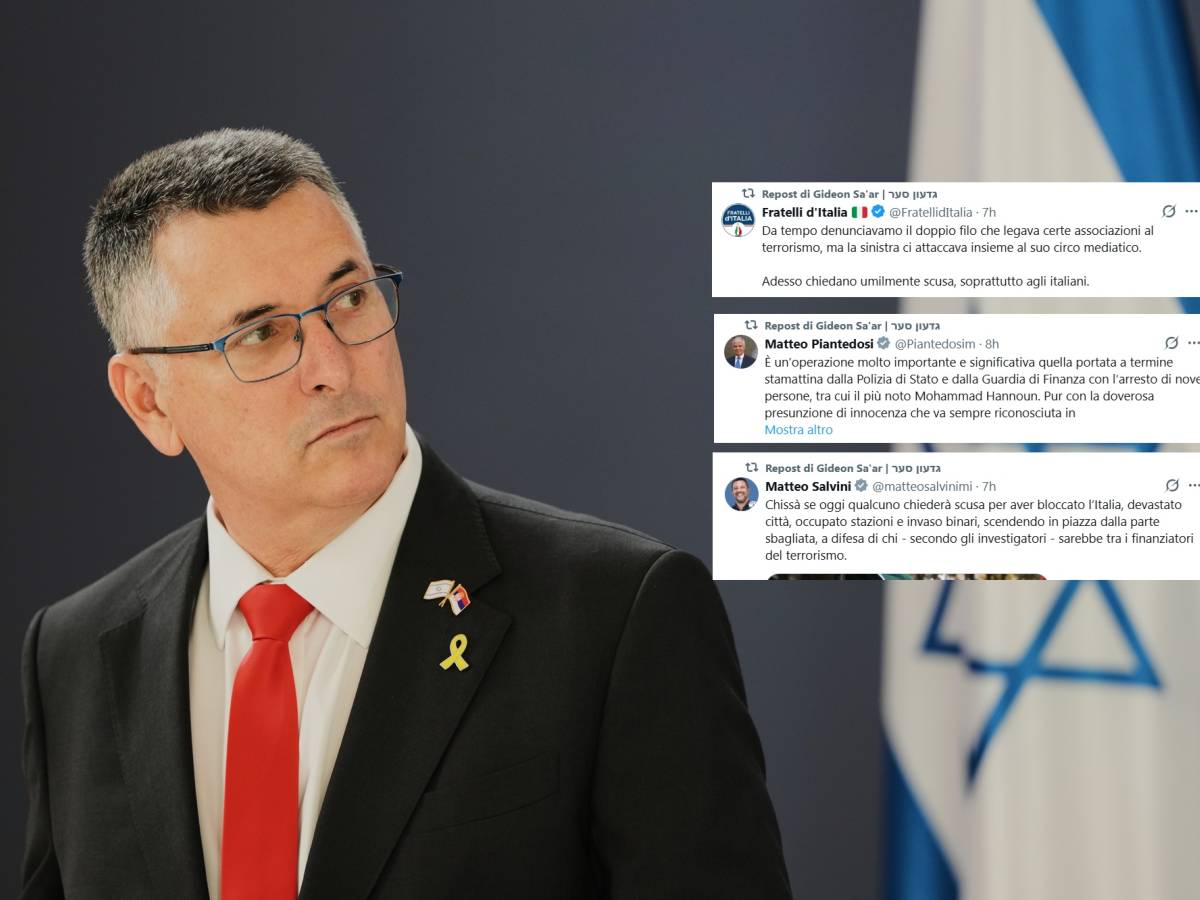 israele applaude l italia il gesto di gideon saar da Ilgiornale.it israele applaude l italia il gesto di gideon saar