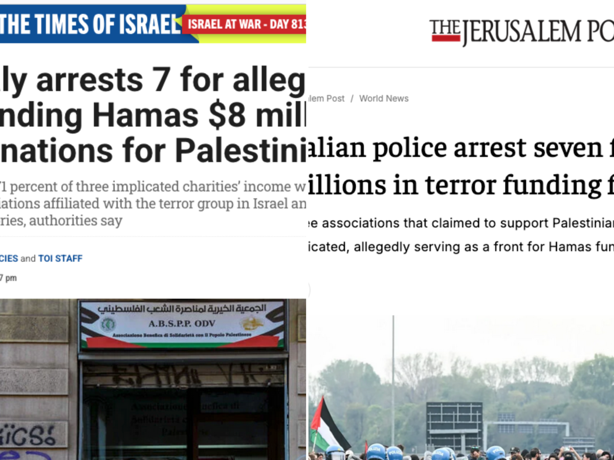 fermati i finanziatori di hamas anche la stampa israeliana plaude all inchiesta italiana da Ilgiornale.it fermati i finanziatori di hamas anche la stampa israeliana plaude all inchiesta italiana