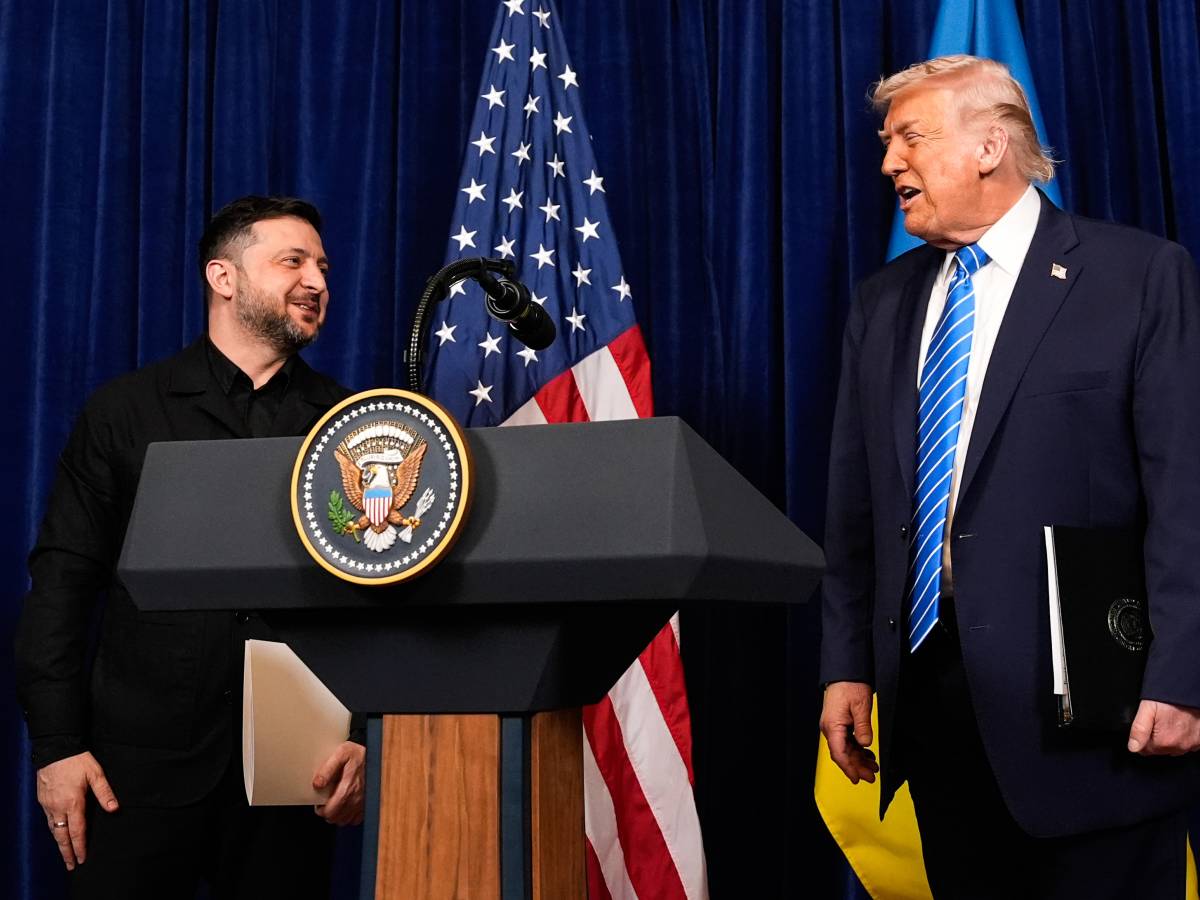 dall8217umiliazione ai sorrisi da amici la recita di donald e volodymyr da Ilgiornale.it dall8217umiliazione ai sorrisi da amici la recita di donald e volodymyr