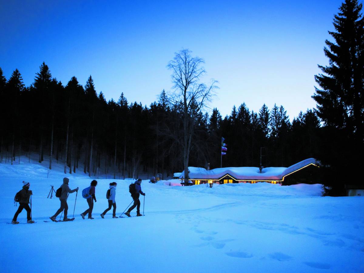 in ciaspole a passi lenti nella neve per entrare in sintonia col silenzio da Ilgiornale.it in ciaspole a passi lenti nella neve per entrare in sintonia col silenzio