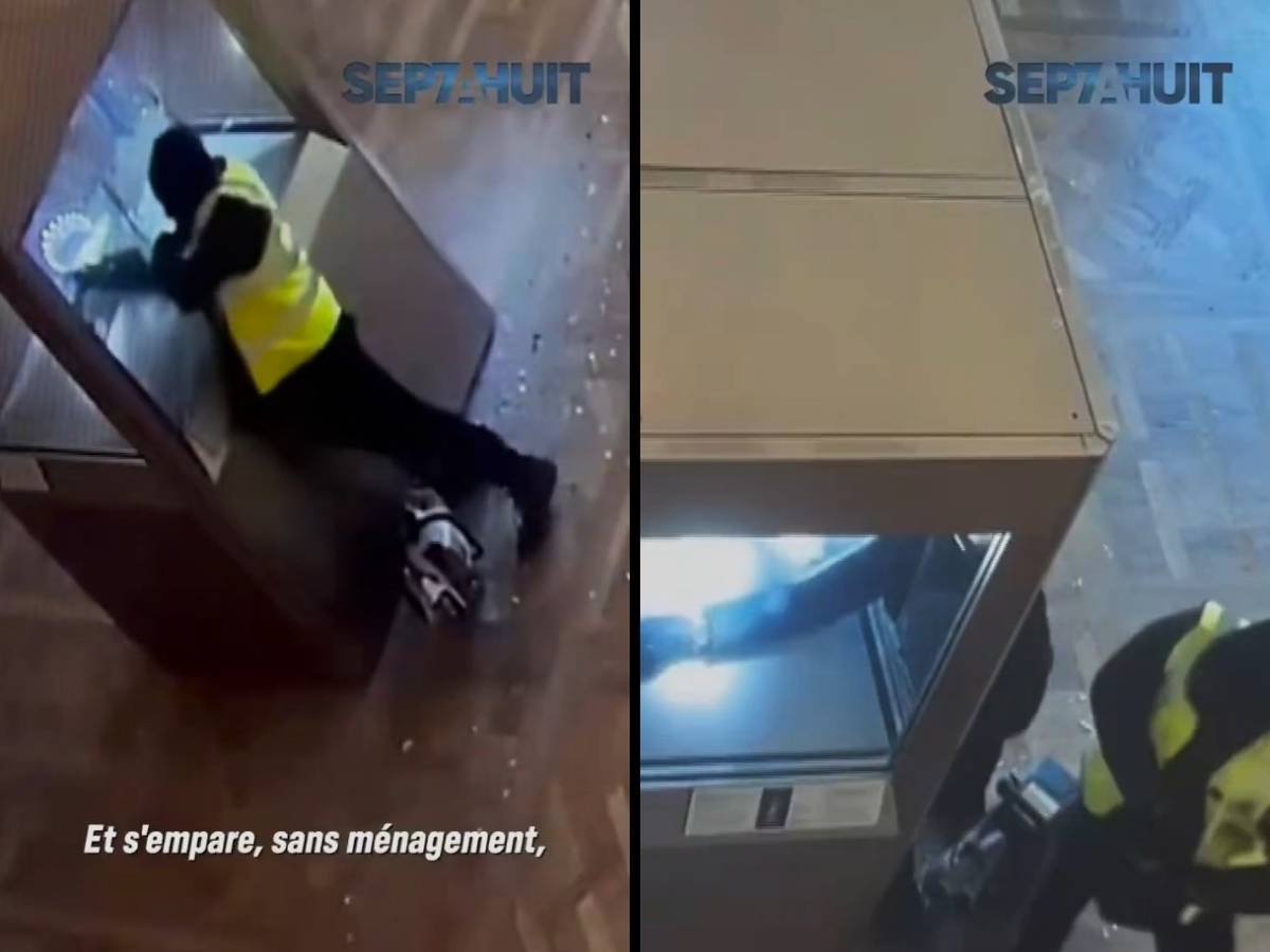 Furto al Louvre, un video inedito mostra l