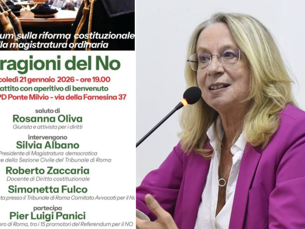 Referendum, Silvia Albano nel circolo Pd fa campagna per il No Referendum, Silvia Albano nel circolo Pd fa campagna per il No