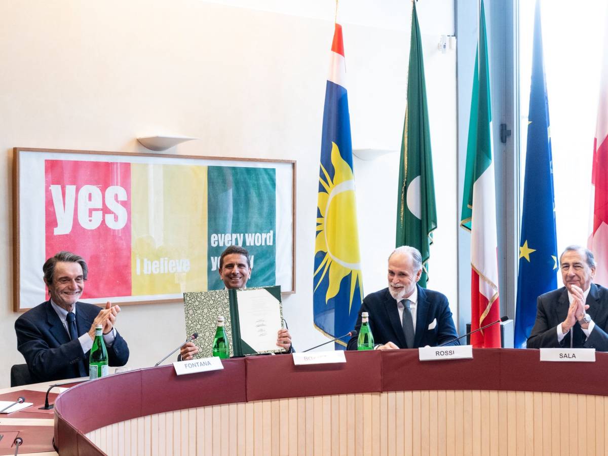 Firma pergamena Centro Produzione Rai Milano