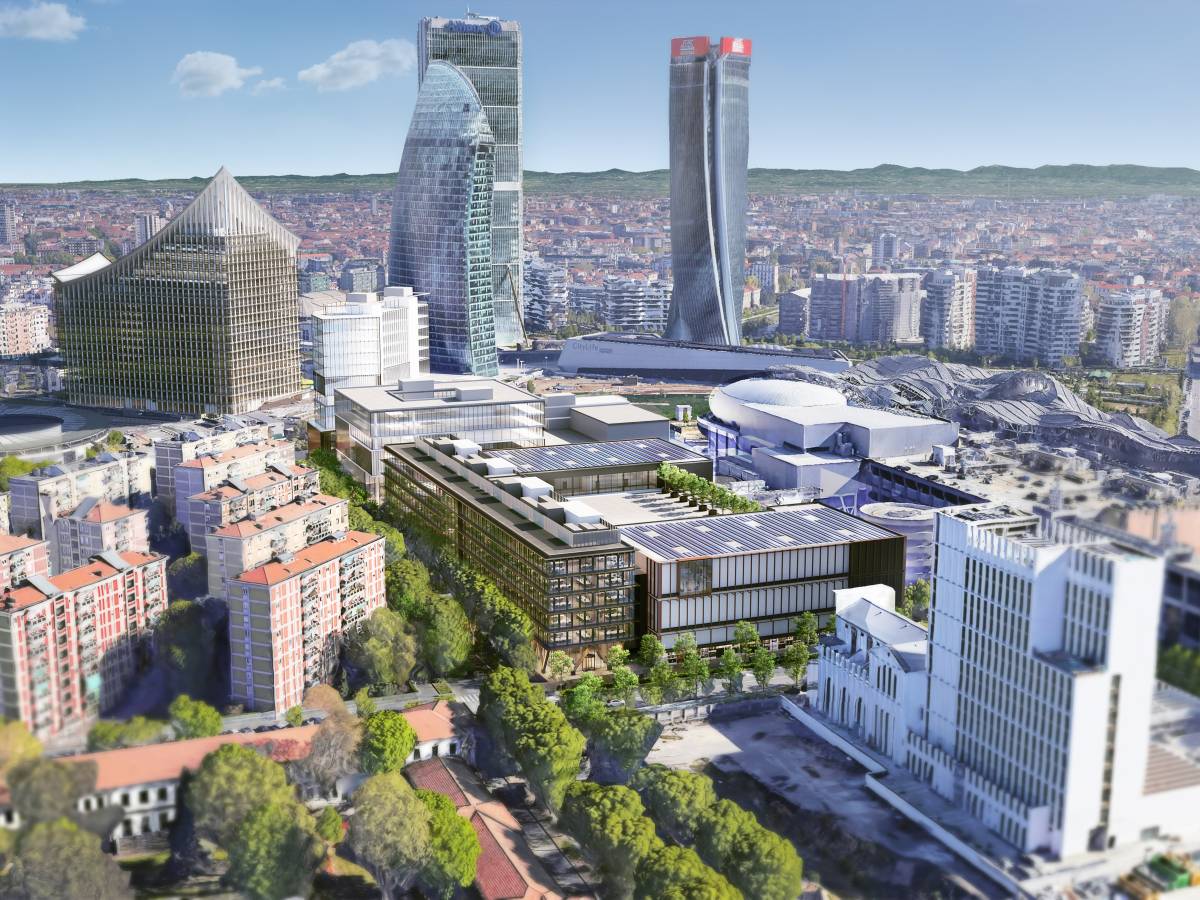 Nuovo centro Produzione Rai - vista quartiere