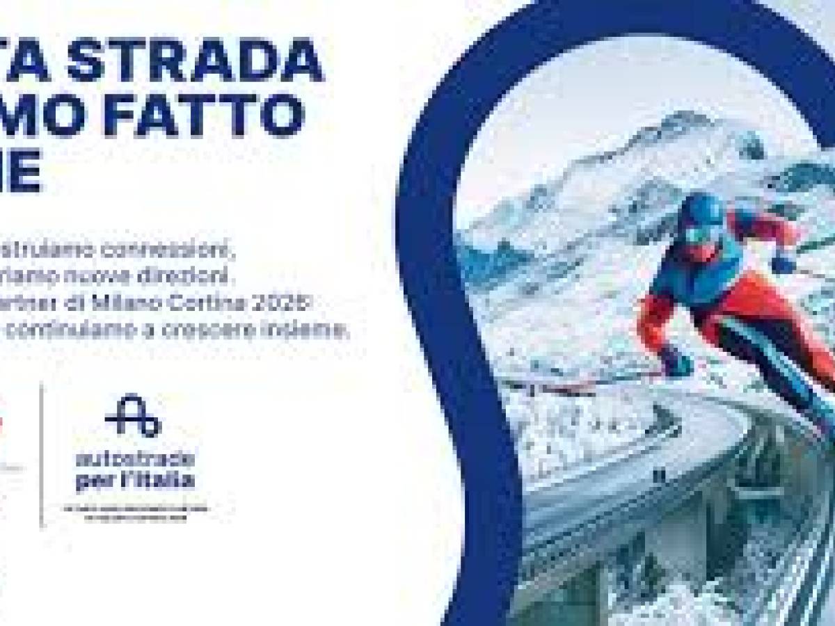autostrade per l italia al fianco dei giochi olimpici e paralimpici invernali di milano cortina 2026 al via la campagna quanta strada abbiamo fatto insieme da Ilgiornale.it autostrade per l italia al fianco dei giochi olimpici e paralimpici invernali di milano cortina 2026 al via la campagna quanta strada abbiamo fatto insieme