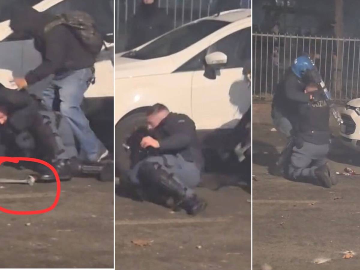 calci in bocca martellate sulle gambe pugni sulla testa la violenza choc degli antagonisti sul poliziotto accerchiato da Ilgiornale.it calci in bocca martellate sulle gambe pugni sulla testa la violenza choc degli antagonisti sul poliziotto accerchiato