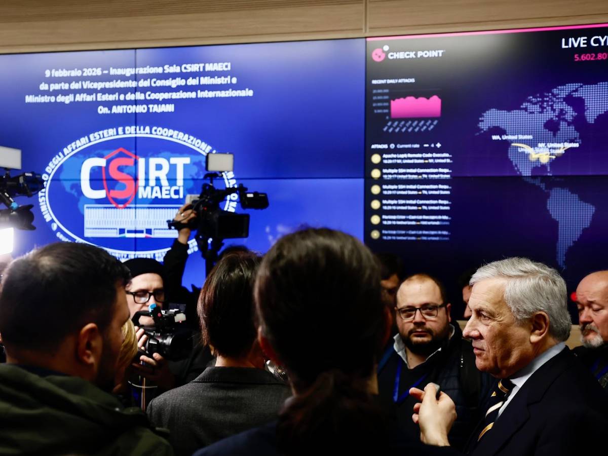 attacchi hacker tajani presenta nuova sala operativa alla farnesina l8217italia 232 all8217avanguardia da Ilgiornale.it attacchi hacker tajani presenta nuova sala operativa alla farnesina l8217italia 232 all8217avanguardia