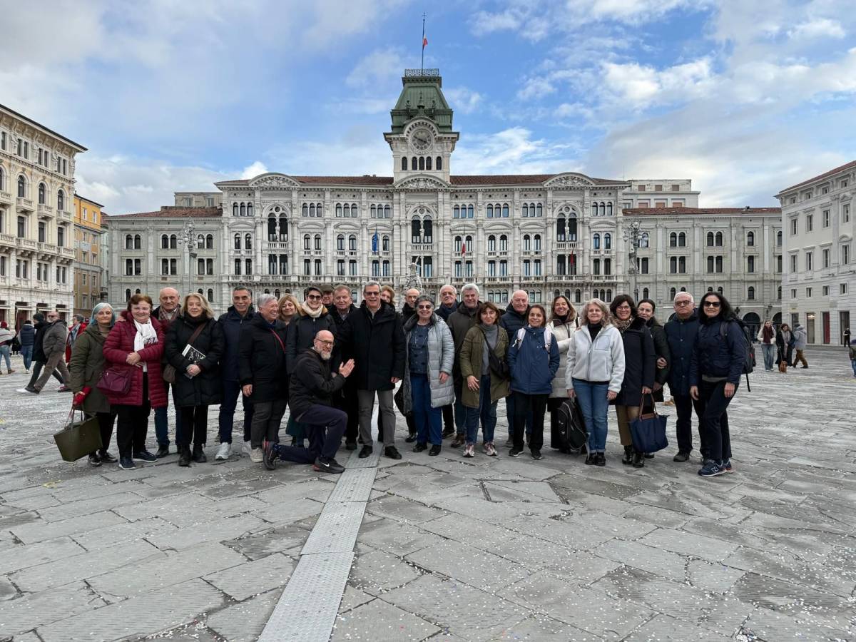 Le foto con i lettori del viaggio del Giornale alla scoperta delle Foibe 1