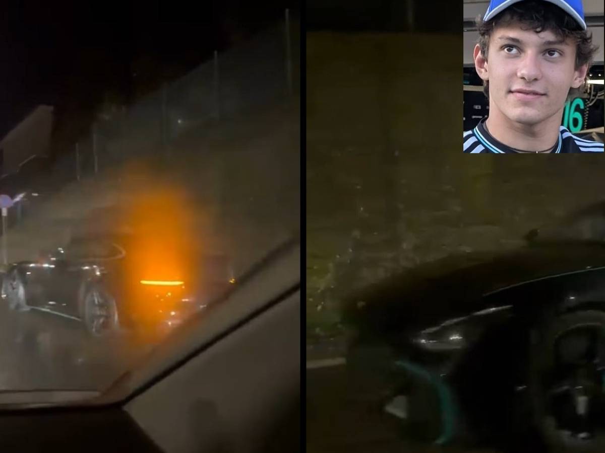 Incidente e paura per Kimi Antonelli: Mercedes contro una berriera, come sta il pilota italiano