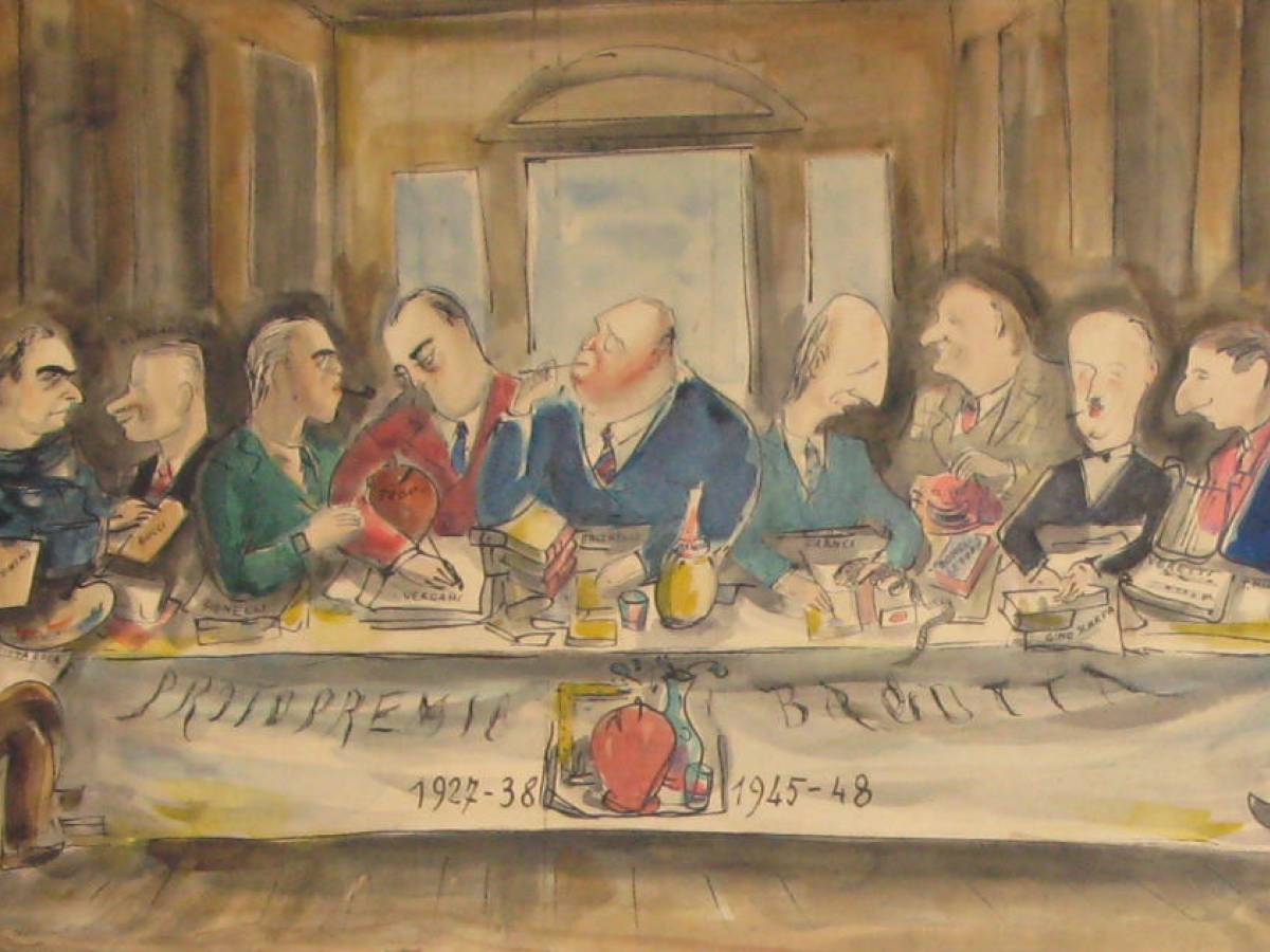 cotolette libri caricature il bagutta compie i suoi primi cento anni da Ilgiornale.it cotolette libri caricature il bagutta compie i suoi primi cento anni