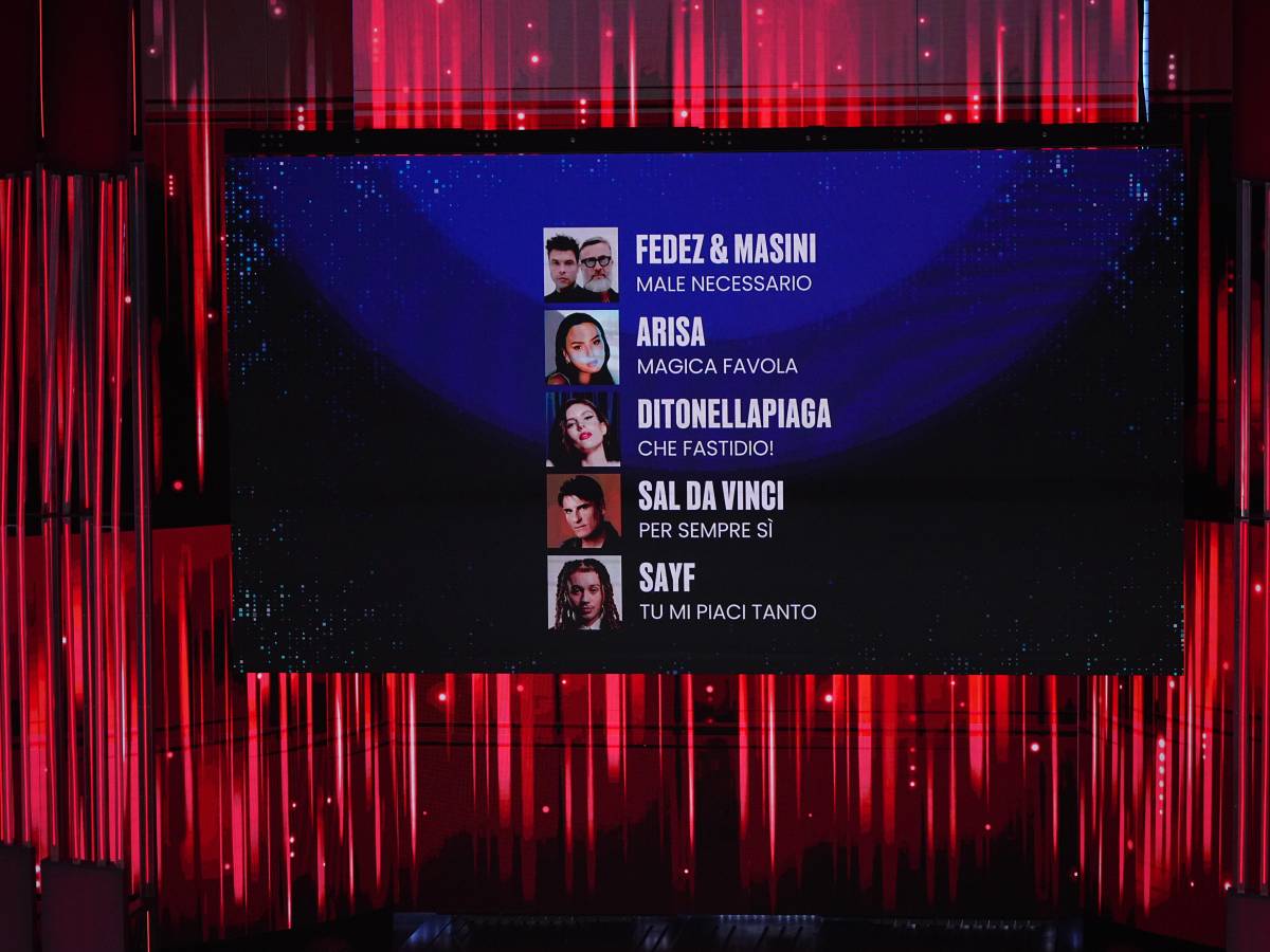 la classifica del festival ecco chi sono i 5 finalisti da Ilgiornale.it la classifica del festival ecco chi sono i 5 finalisti