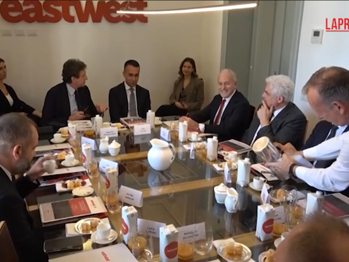 Di Maio ospite di “Eastwest coffee” per un “nuovo protagonismo dell’Ue nel Golfo”