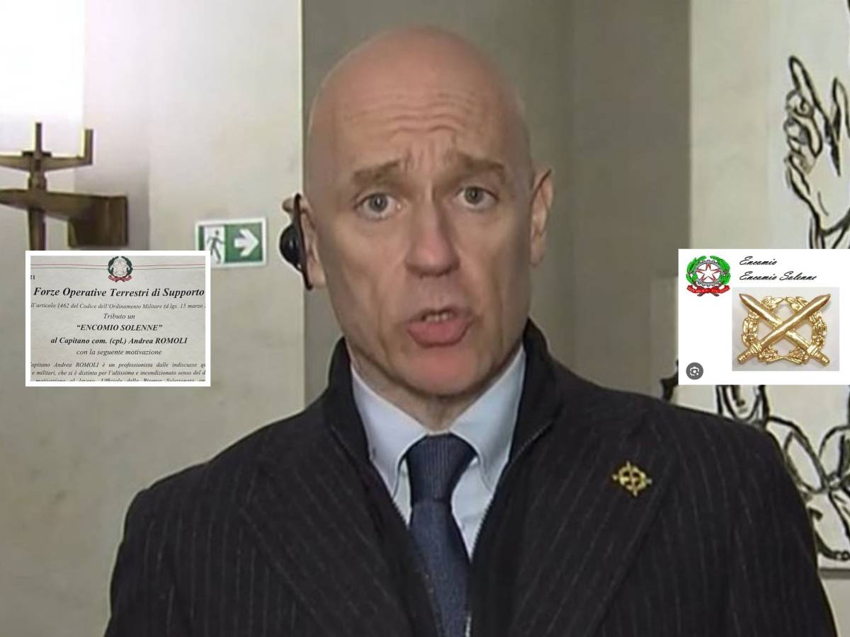 "Croce nazifascista al Tg2", ma è un encomio solenne. Romoli: “Comportamento inqualificabile” "Croce nazifascista al Tg2", ma è un encomio solenne. Romoli: “Comportamento inqualificabile”