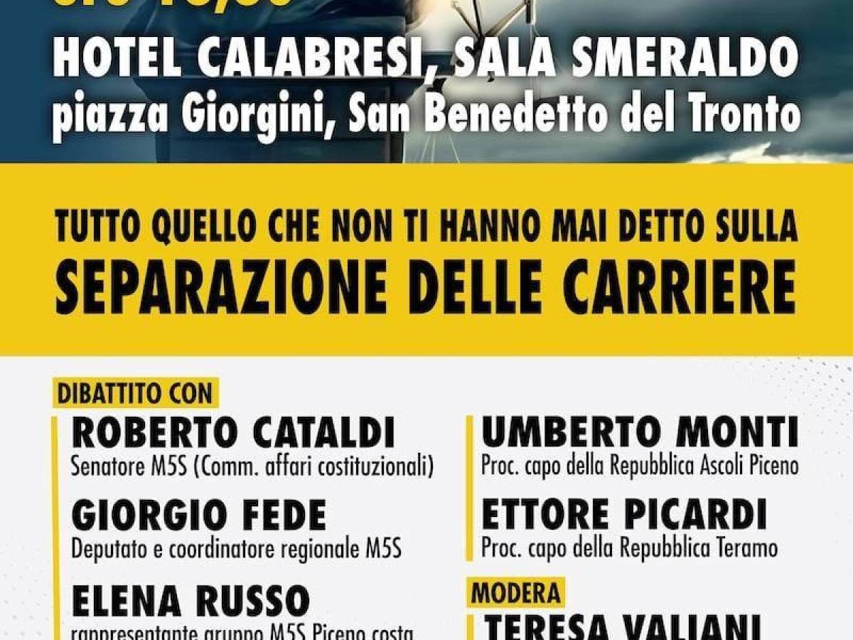 Magistrati sul palco col M5s per il “no” al referendum