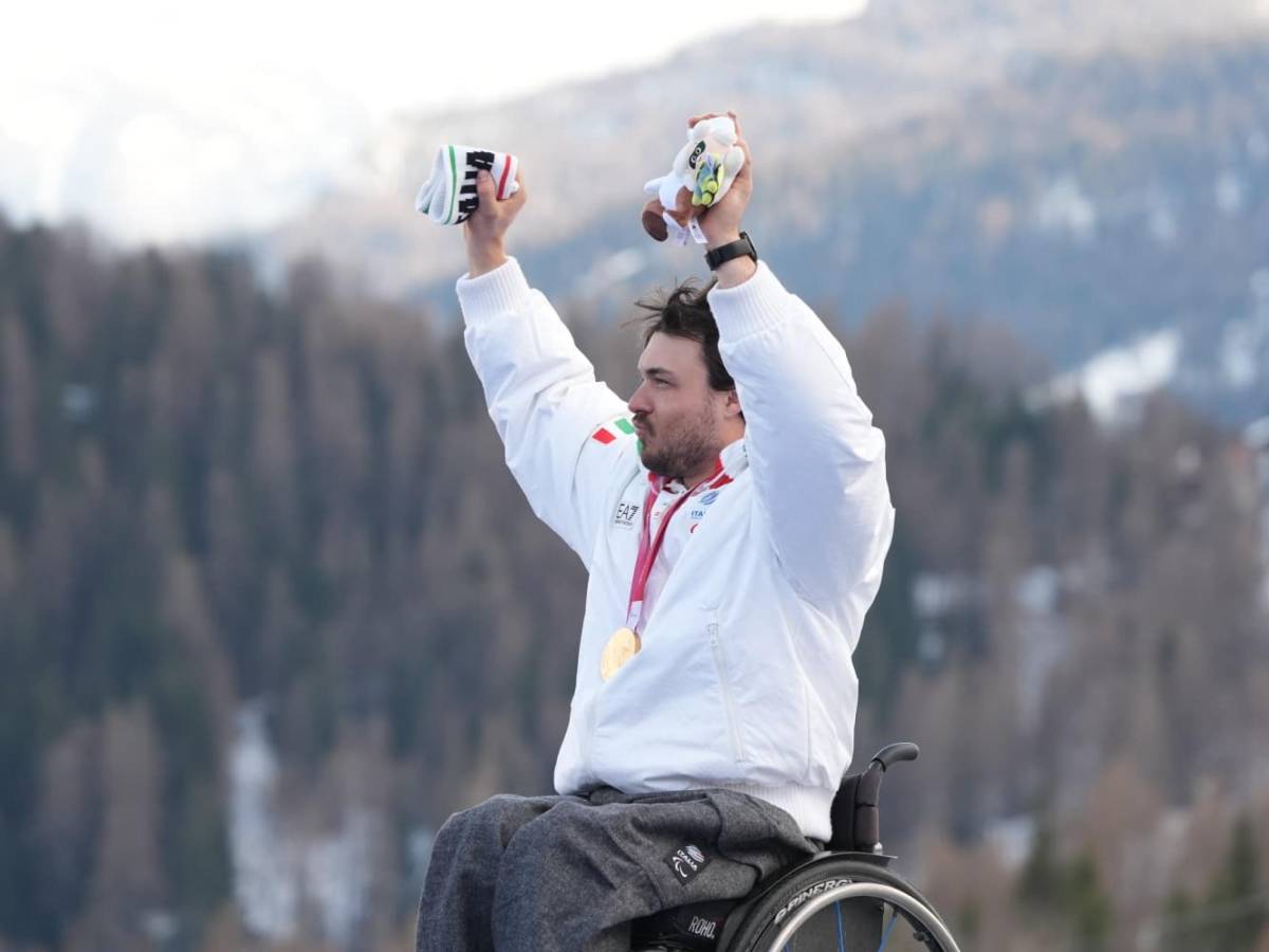 Paralimpiadi, Italia nella storia: l’oro di René De Silvestro ci fa superare le medaglie di Lillehammer