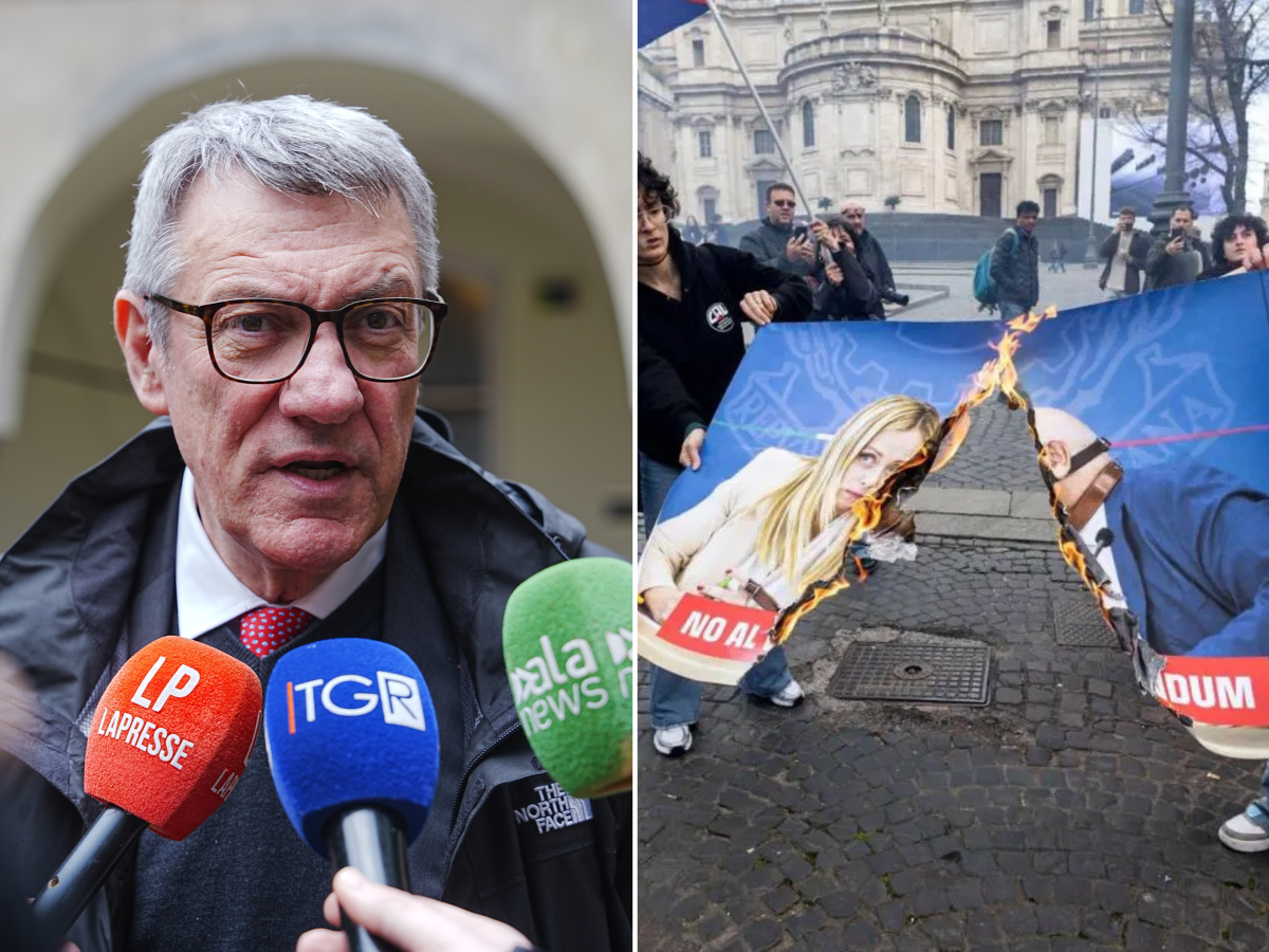 referendum landini ancora all attacco deriva autoritaria da chi vuole il s236 foto di meloni e nordio bruciate stupidate da Ilgiornale.it referendum landini ancora all attacco deriva autoritaria da chi vuole il s236 foto di meloni e nordio bruciate stupidate