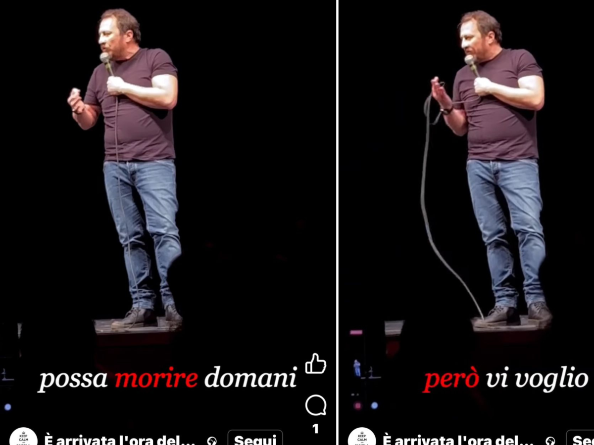 "Chi vota Sì possa morire domani": la satira choc del comico Montanini