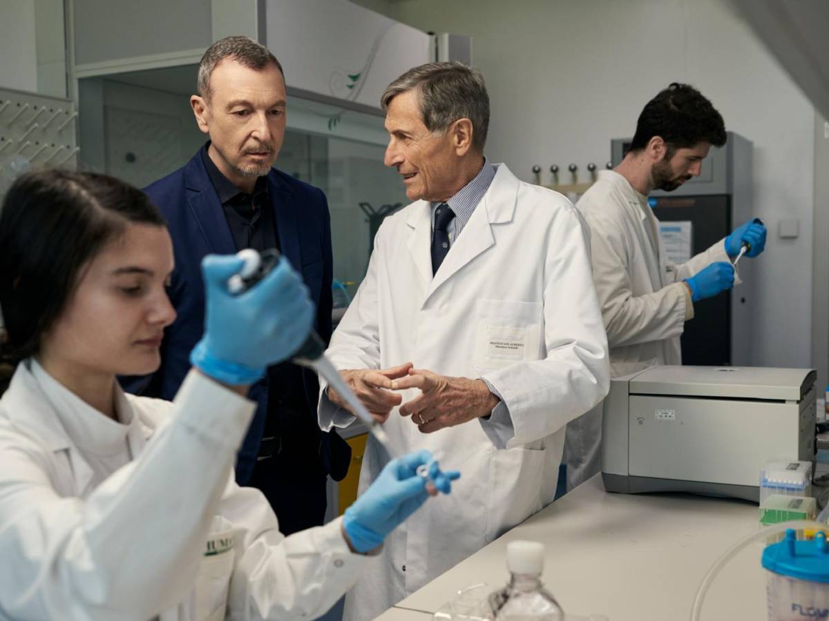 una passeggiata tra scienza e futuro amadeus e giovanna civitillo per fondazione humanitas per la ricerca da Ilgiornale.it una passeggiata tra scienza e futuro amadeus e giovanna civitillo per fondazione humanitas per la ricerca