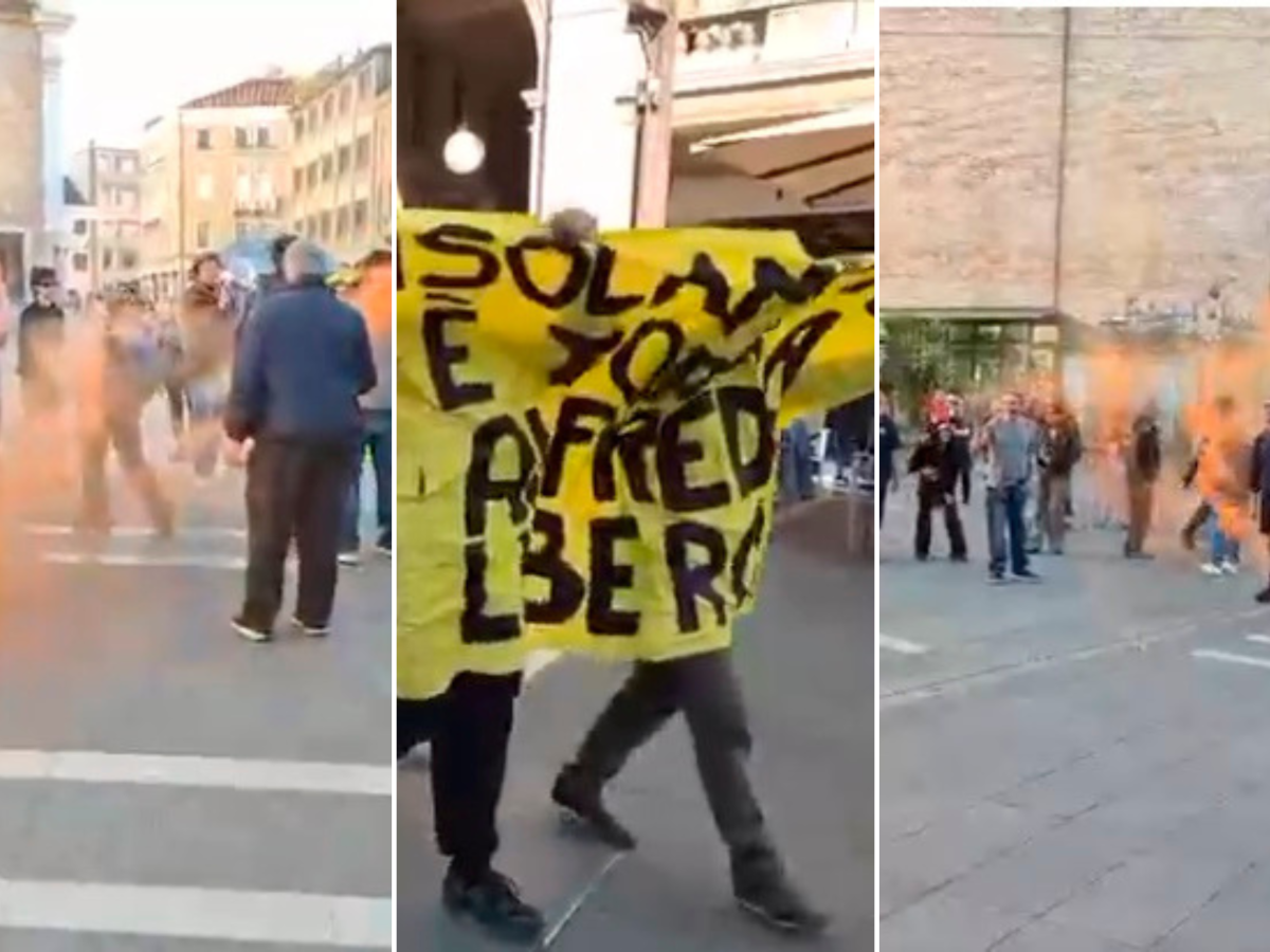 mestre gli antagonisti aggrediscono un gazebo di centrodestra dovete morire da Ilgiornale.it mestre gli antagonisti aggrediscono un gazebo di centrodestra dovete morire