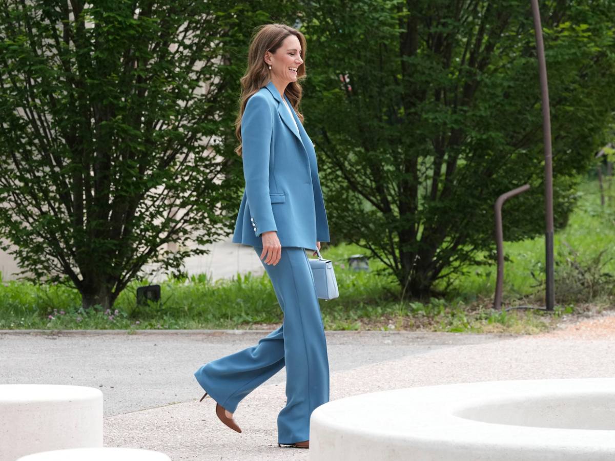 kate middleton e quel look azzurro omaggio all italia da Ilgiornale.it kate middleton e quel look azzurro omaggio all italia