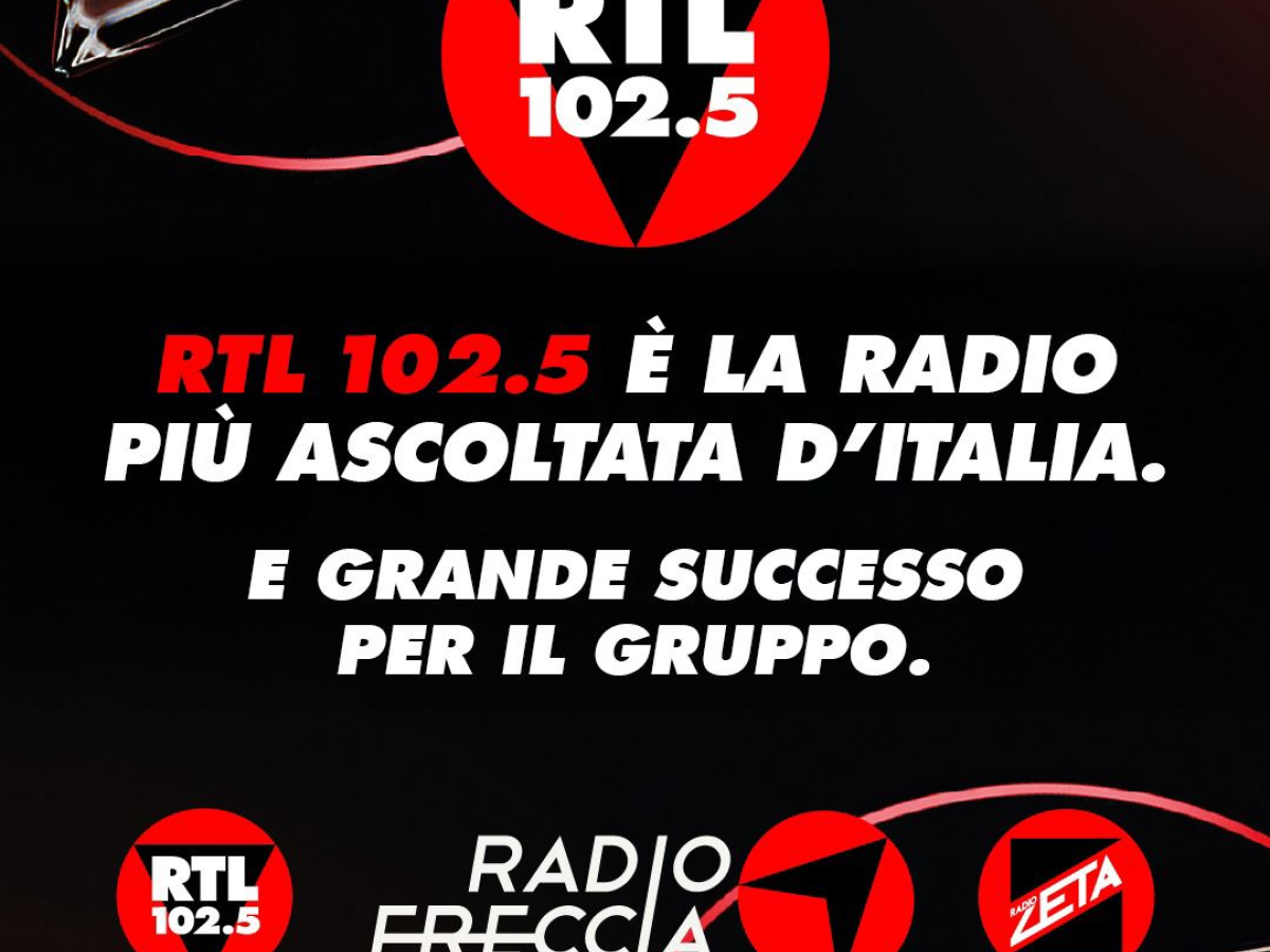 rtl 1025 232 la radio pi249 ascoltata con 65 milioni di italiani ogni giorno sul podio anche nel quarto d ora da Ilgiornale.it rtl 1025 232 la radio pi249 ascoltata con 65 milioni di italiani ogni giorno sul podio anche nel quarto d ora
