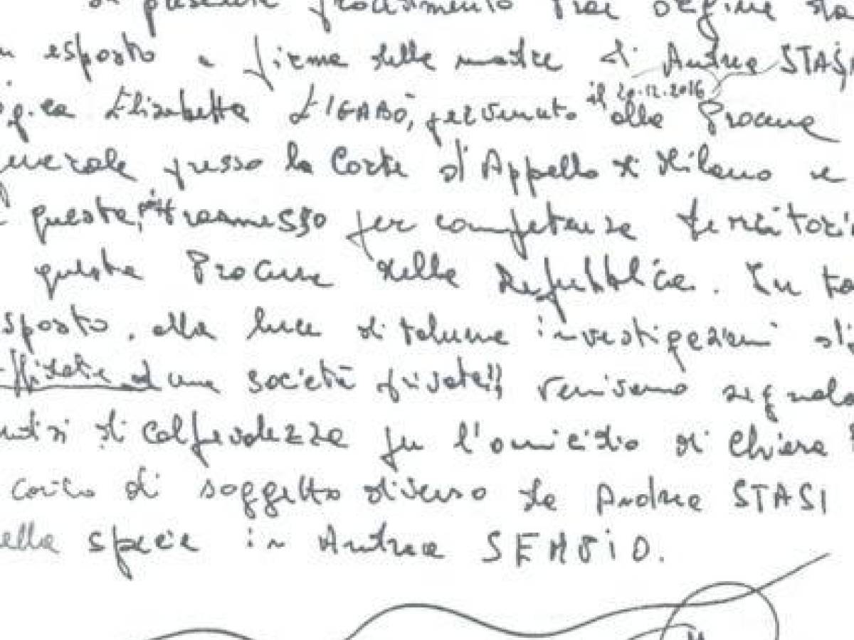 il misterioso appunto scritto a mano che lega il caso alla cricca di pavia da Ilgiornale.it il misterioso appunto scritto a mano che lega il caso alla cricca di pavia
