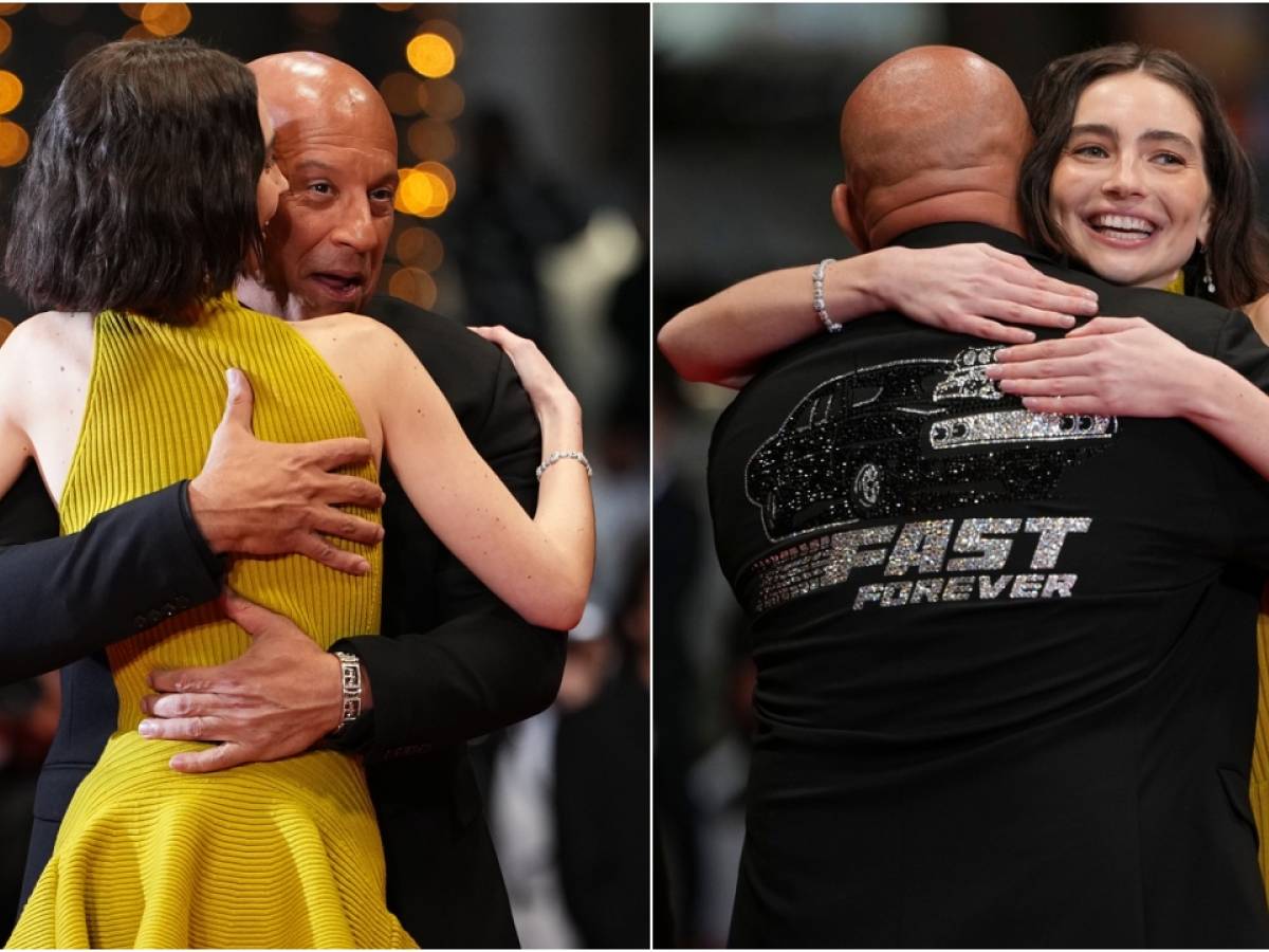 Vin Diesel, le lacrime e l’abbraccio a Cannes con Meadow Walker, la figlia dell’attore Paul Walker