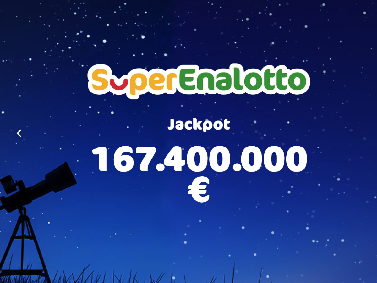 superenalotto il jackpot record vale 167 milioni da Ilgiornale.it superenalotto il jackpot record vale 167 milioni