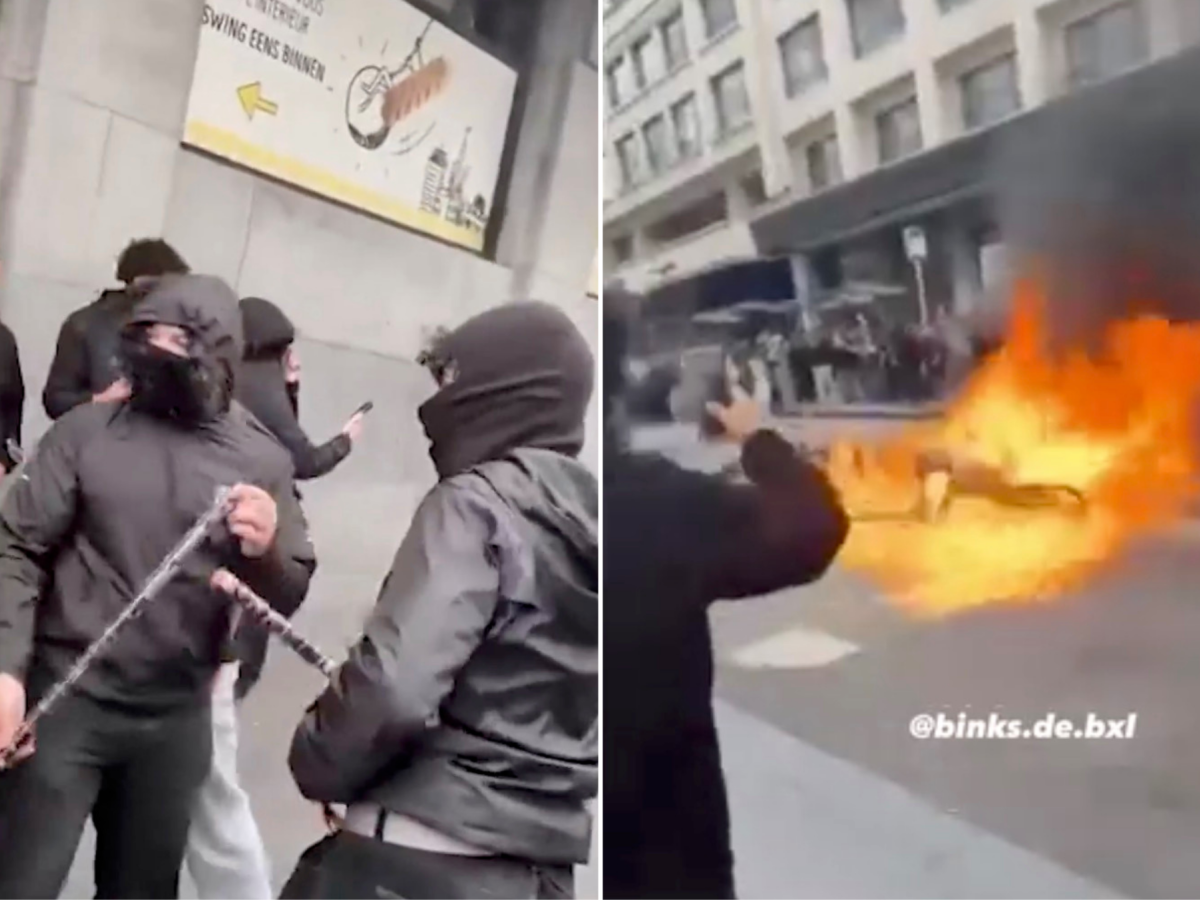 scontri e caos a bruxelles studenti in piazza e polizia costretta a usare gli idranti da Ilgiornale.it scontri e caos a bruxelles studenti in piazza e polizia costretta a usare gli idranti