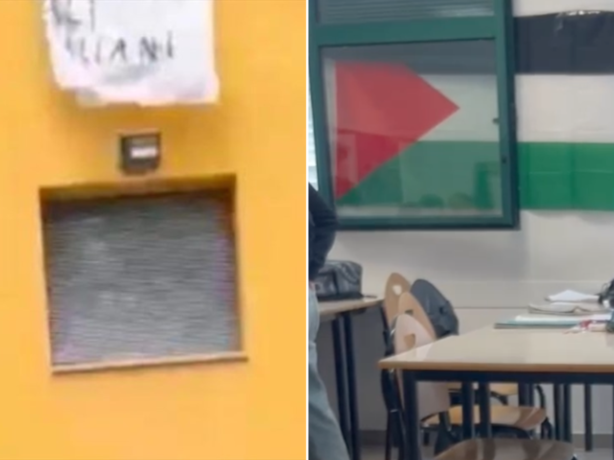 puniscono chi espone lo striscione pro italia ma fanno lezioni con le bandiere pro pal la follia al liceo monti da Ilgiornale.it puniscono chi espone lo striscione pro italia ma fanno lezioni con le bandiere pro pal la follia al liceo monti