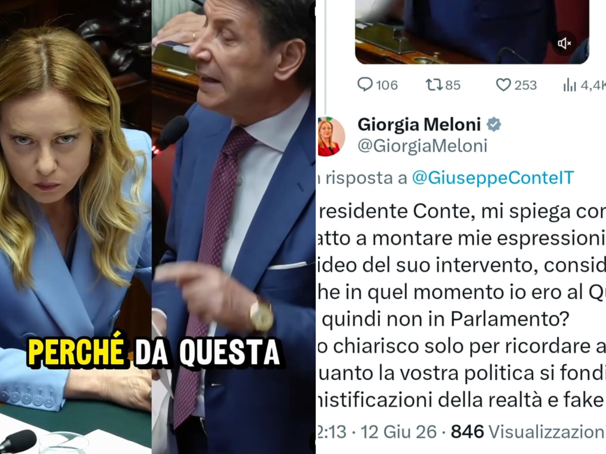 meloni smonta il video fake di conte come avete fatto visto che non ero in parlamento da Ilgiornale.it meloni smonta il video fake di conte come avete fatto visto che non ero in parlamento