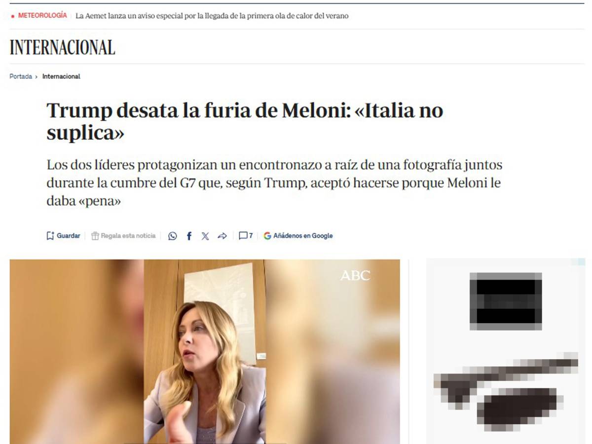 meloni asfalta trump scontro aperto le tensioni usa italia fanno il giro dei media internazionali da Ilgiornale.it meloni asfalta trump scontro aperto le tensioni usa italia fanno il giro dei media internazionali