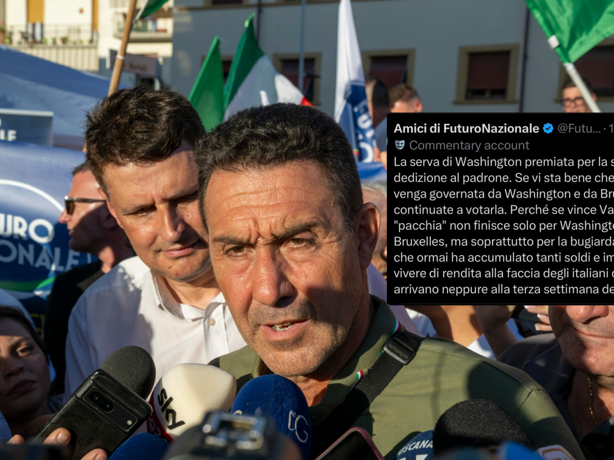 serva di washington ora i vannacciani passano agli insulti alla meloni da Ilgiornale.it serva di washington ora i vannacciani passano agli insulti alla meloni