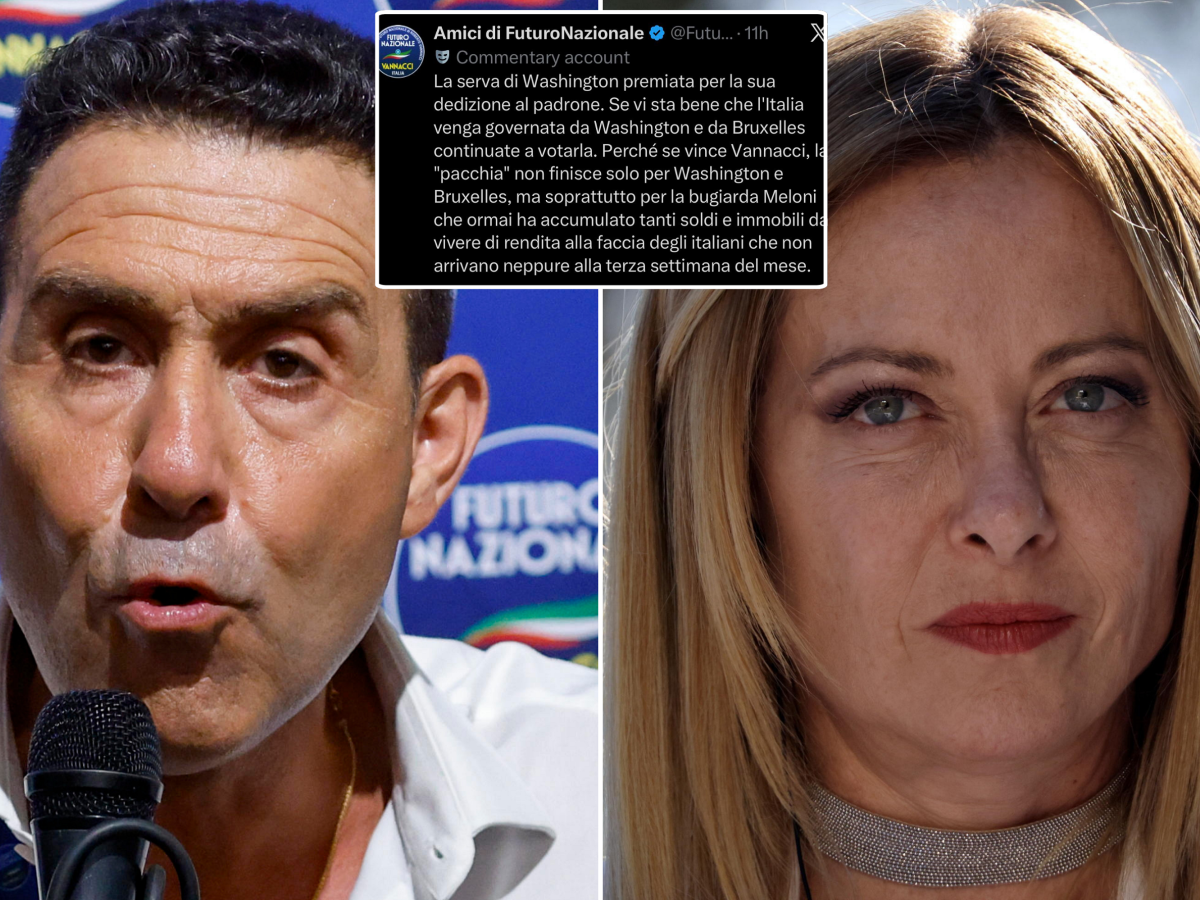serva di washington ora i vannacciani usano gli stessi insulti di conte e schlein contro la meloni da Ilgiornale.it serva di washington ora i vannacciani usano gli stessi insulti di conte e schlein contro la meloni