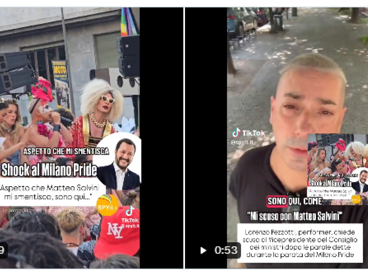 al pride di milano prima insulta salvini dal carro poi chiede scusa colpa del caldo da Ilgiornale.it al pride di milano prima insulta salvini dal carro poi chiede scusa colpa del caldo