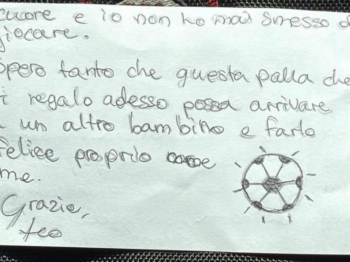 la lettera del piccolo leo al papa a lampedusa ero solo poi un pallone mi ha fatto sorridere da Ilgiornale.it la lettera del piccolo leo al papa a lampedusa ero solo poi un pallone mi ha fatto sorridere