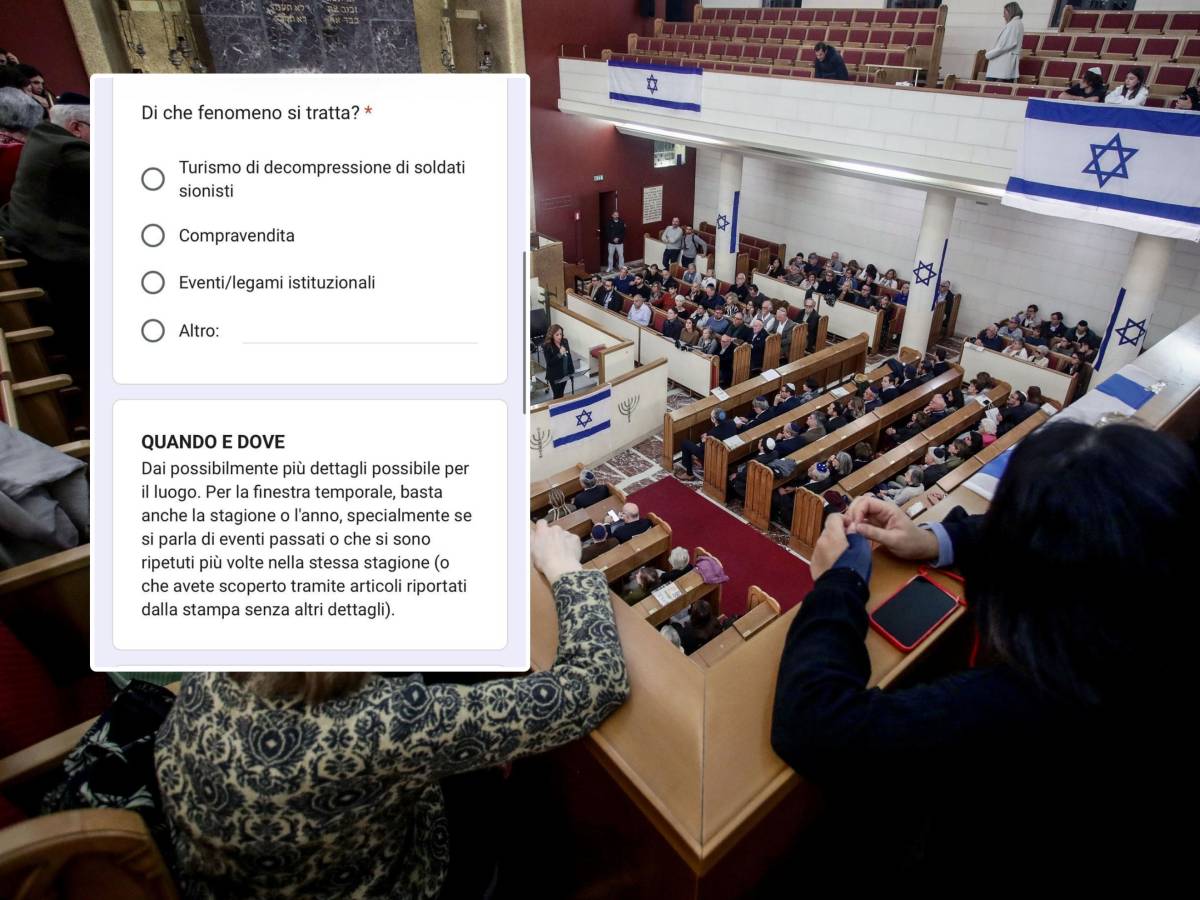 siamo alla caccia all ebreo indignazione per il questionario pro pal che invita a mappare il turismo sionista in italia da Ilgiornale.it siamo alla caccia all ebreo indignazione per il questionario pro pal che invita a mappare il turismo sionista in italia